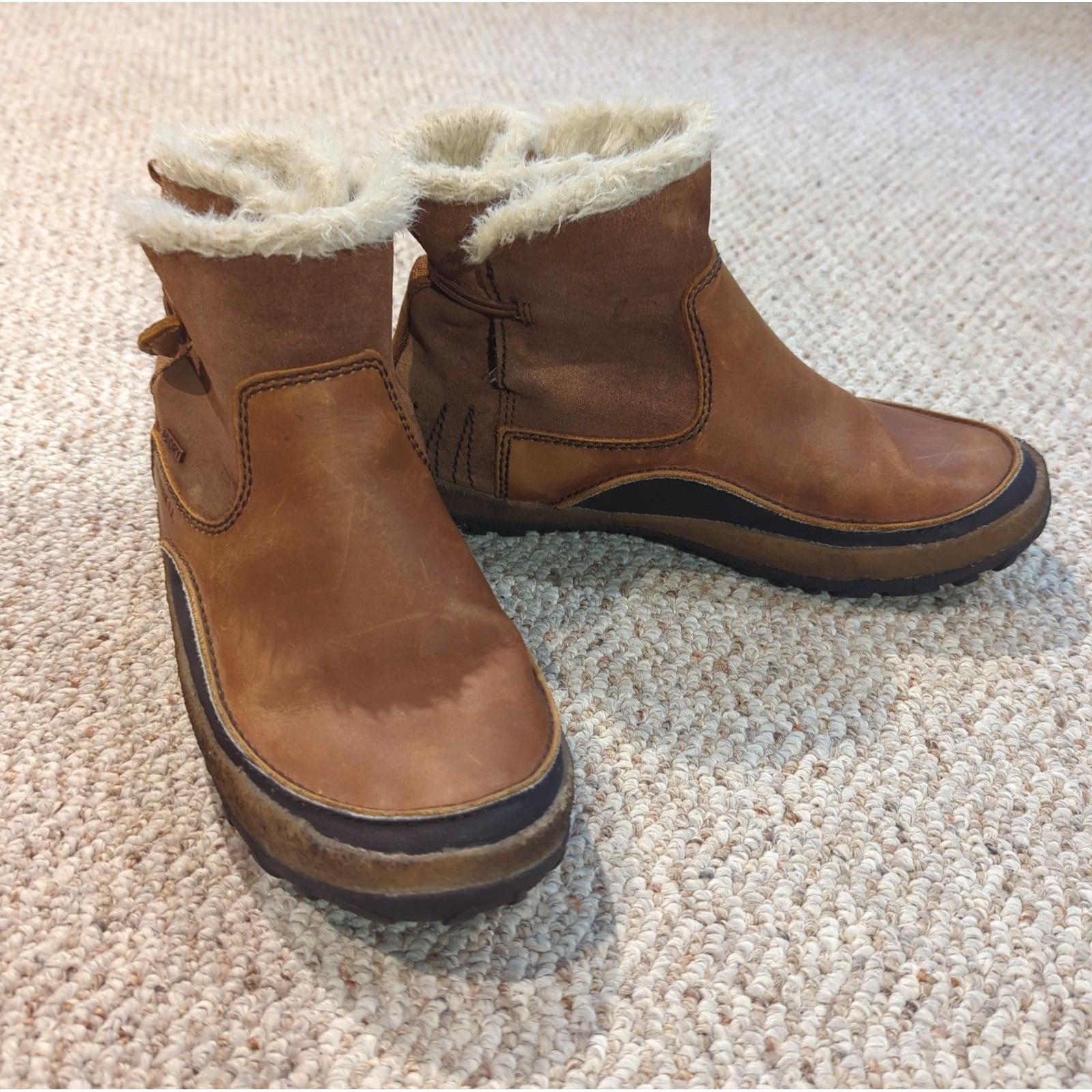 Merrell Tremblant Pull On Polar Snow Boots Womens 9 Brown Outdoor Winter